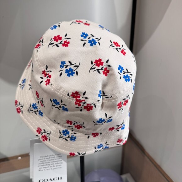 COACH Boardwalk Floral Print Bucket Hat CU360 main image 2